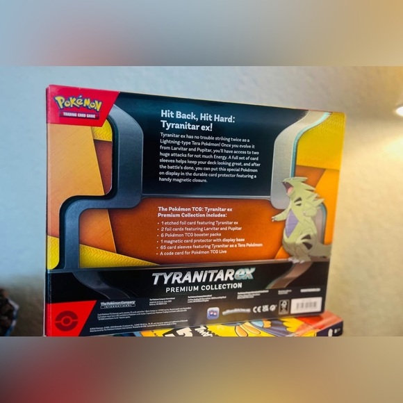 Pokemon Trading Card Game Tyranitar Ex Premium Collection Box - Picture 3 of 3